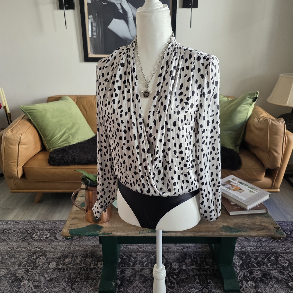 Sincerely Jules Black and White Bodysuit
